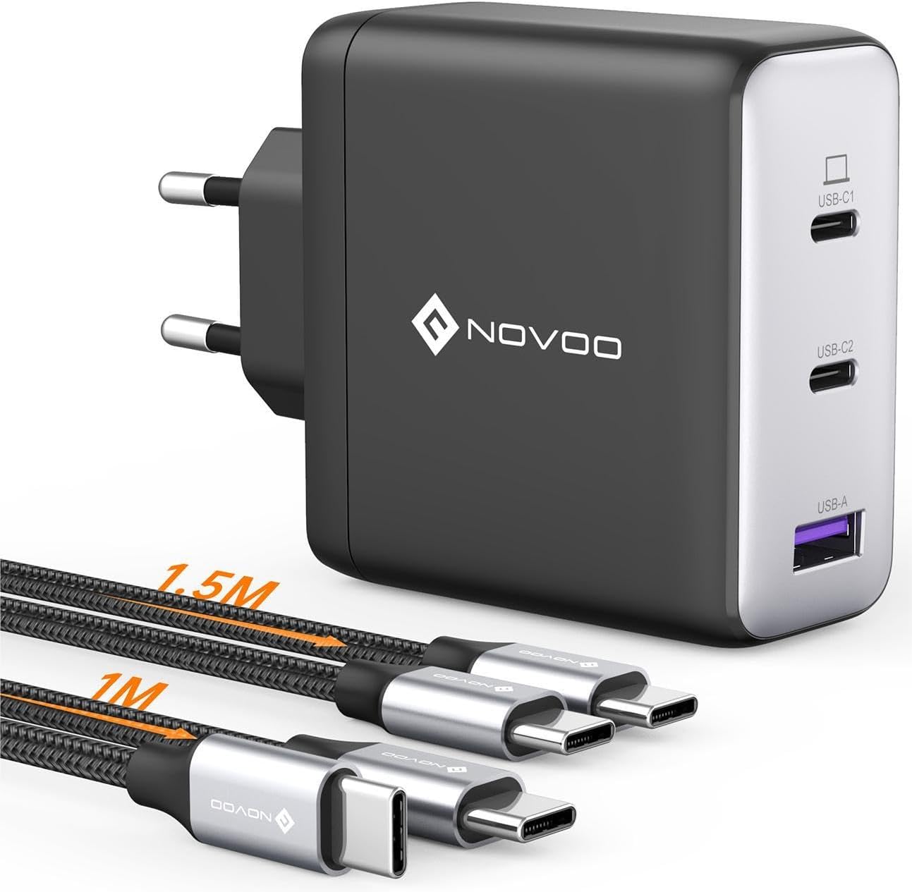 NOVOO USB C Ladegerät GaN Ⅲ 120W für 29 99 EasyDealz